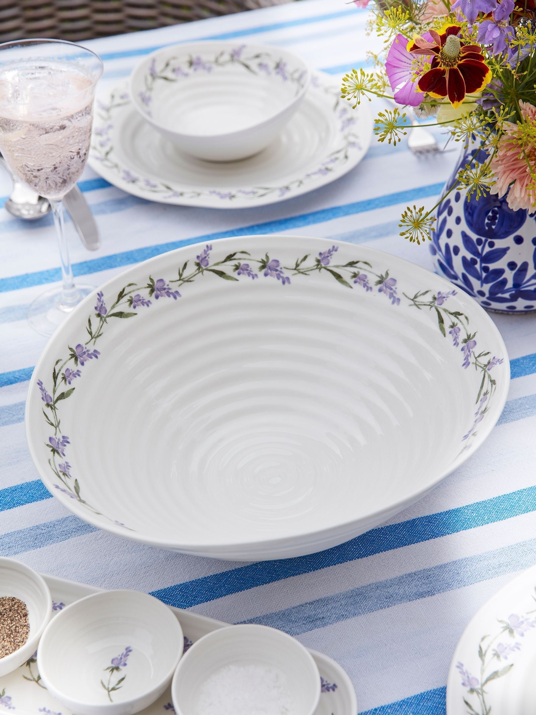 Sophie Conran Lavandula large serving bowl, UK version