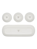 Portmeirion Sophie Conran mistletoe dip bowls and tray set, UK version