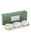 Portmeirion Sophie Conran mistletoe dip bowls and tray set, UK version