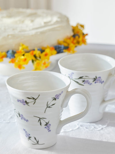 Next Sophie Conran Set of 2 White Lavandula Mugs- Buy online at McGrocer