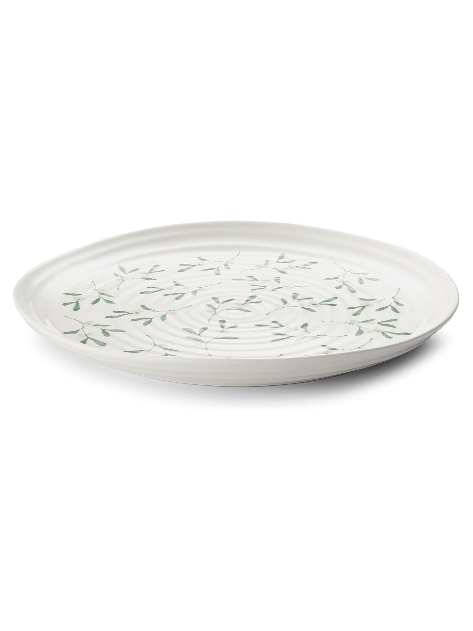 Sophie Conran White Mistletoe round platter 31cm (British brand)