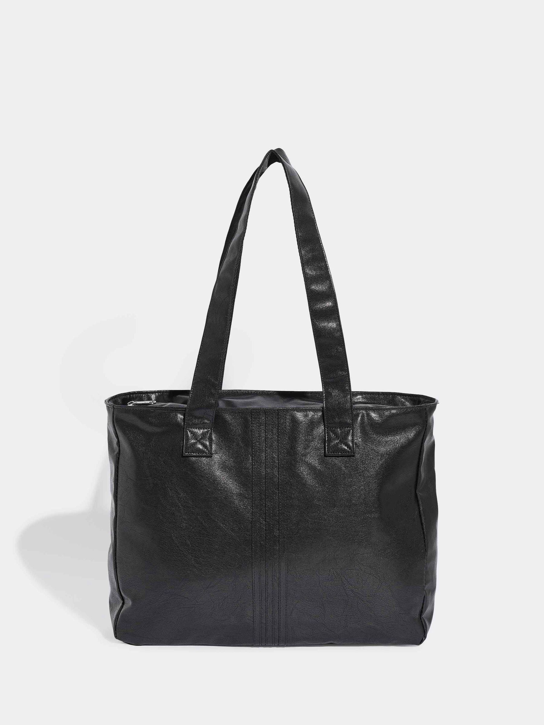 adidas Originals black metallic shopper bag 22L, UK version