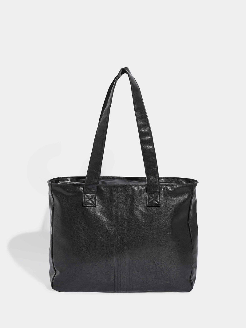 adidas Originals black metallic shopper bag 22L, UK version