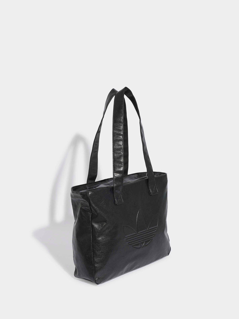 adidas Originals black metallic shopper bag 22L, UK version