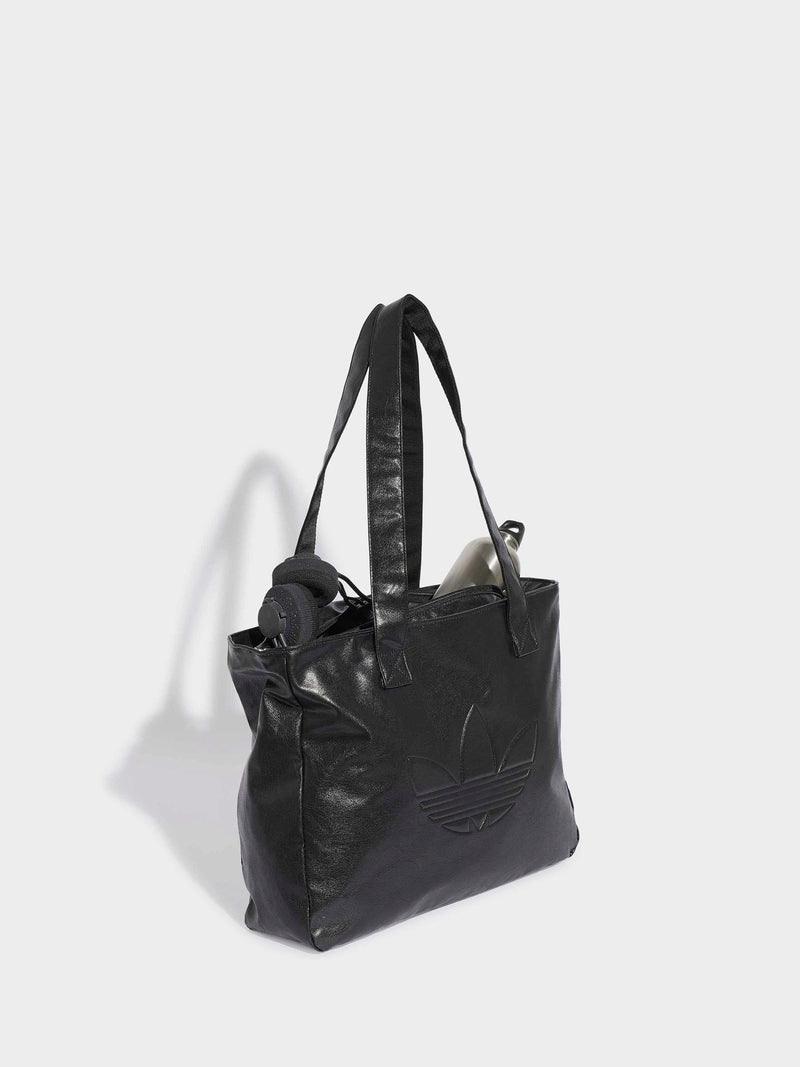 adidas Originals black metallic shopper bag 22L, UK version
