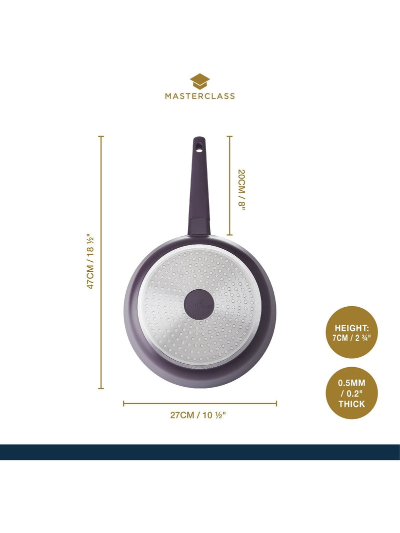MasterClass purple cast aluminium frying pan 26cm, UK version
