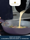 MasterClass purple cast aluminium frying pan 26cm, UK version