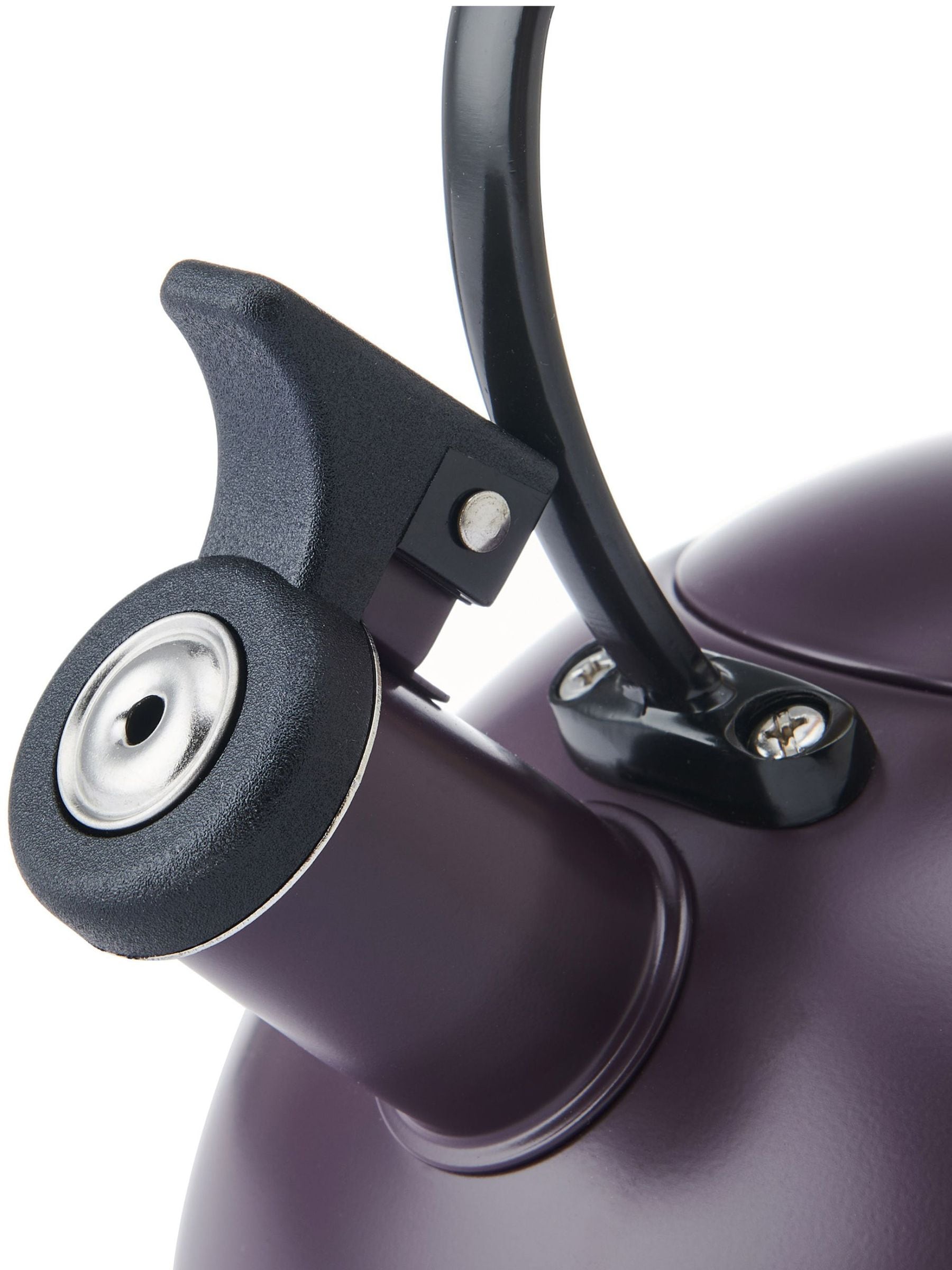 La Cafetière whistling kettle purple stainless steel 1.6L (British brand)