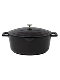 MasterClass black cast aluminium casserole dish 6L, UK version
