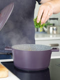 MasterClass Blue Small Casserole Dish with Lid 2.5L
