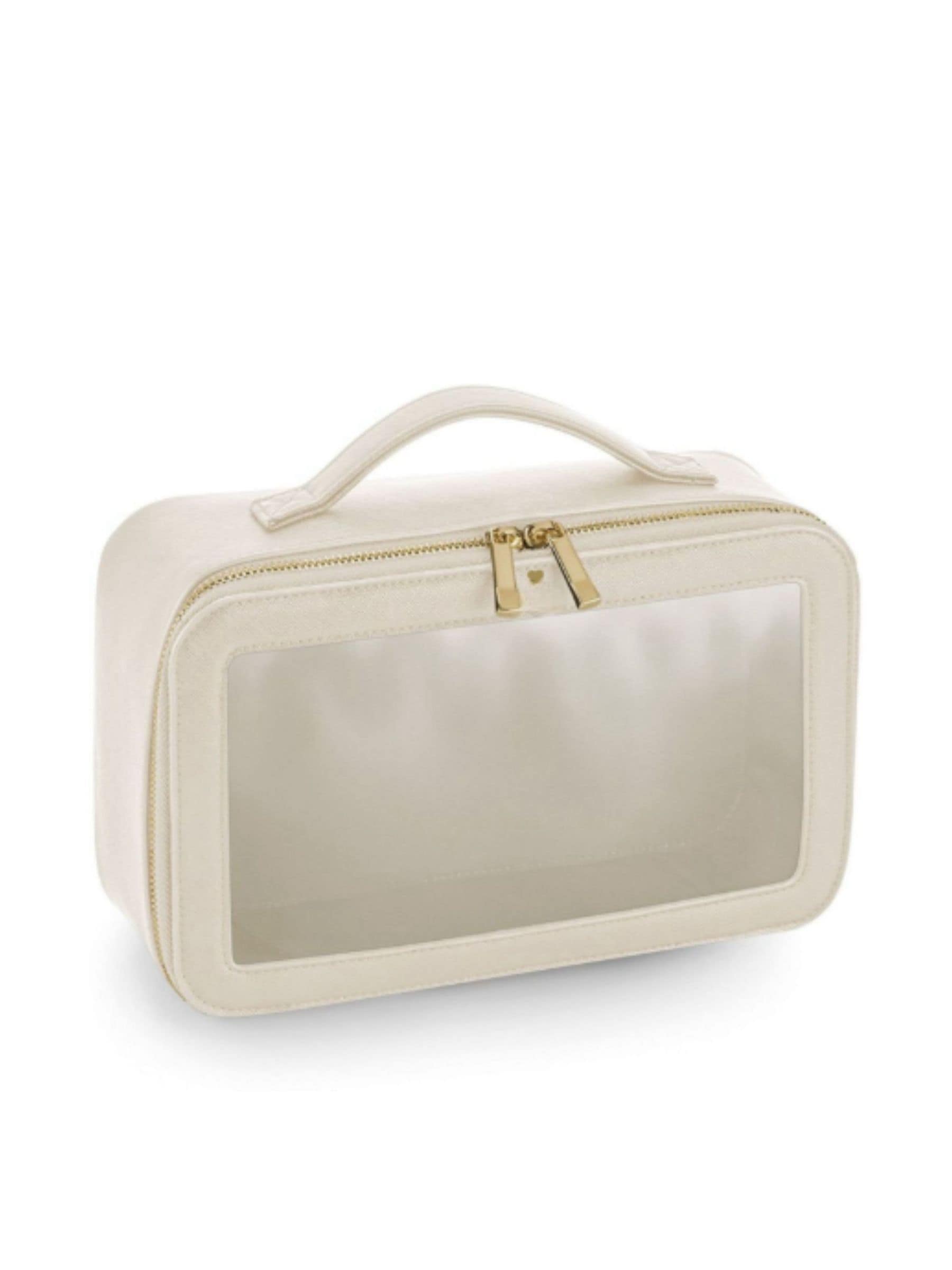 Koko Blossom personalised clear window travel case (British brand)