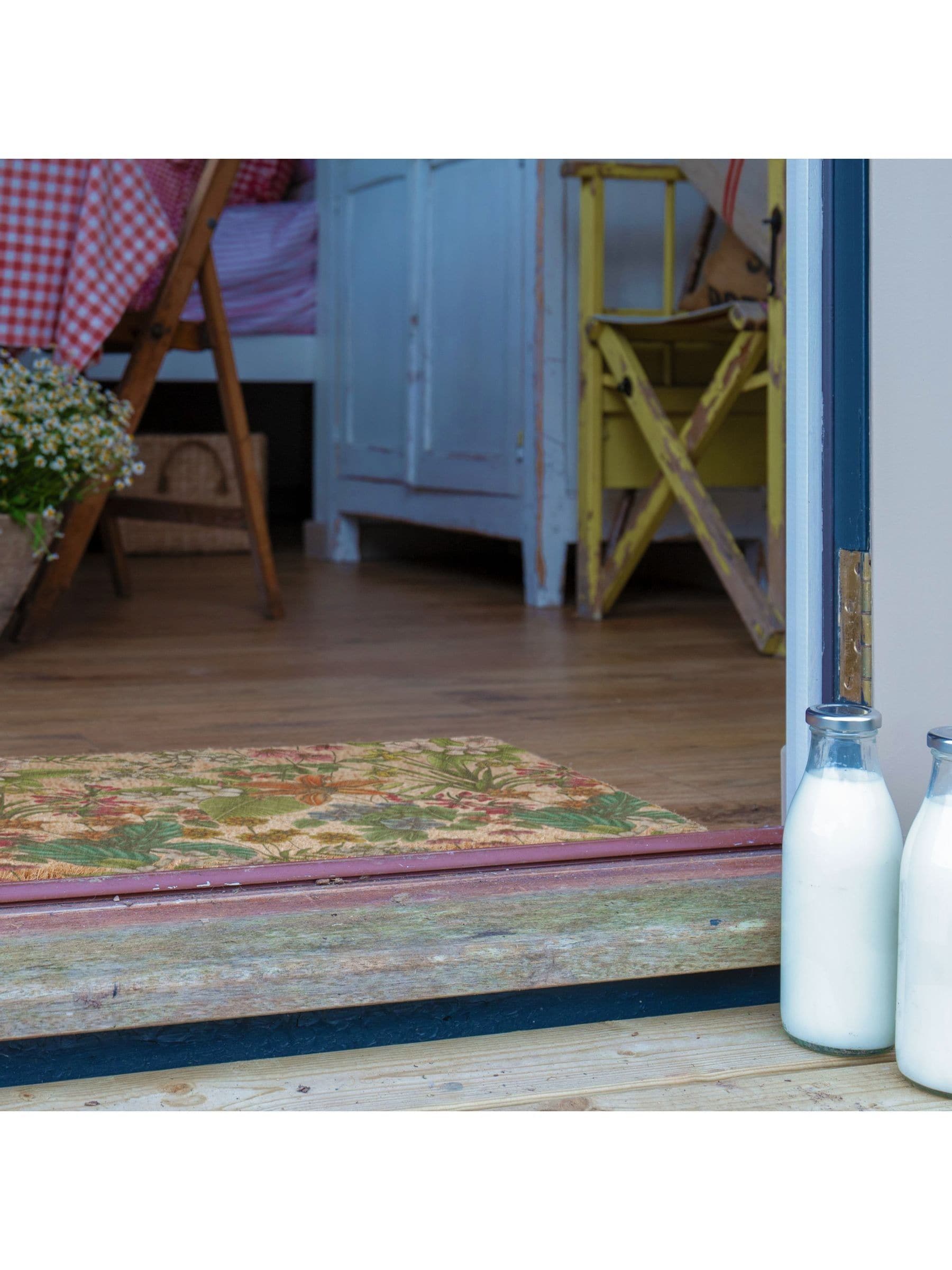 Artsy Mats Language of Flowers doormat 60x40cm (British brand)