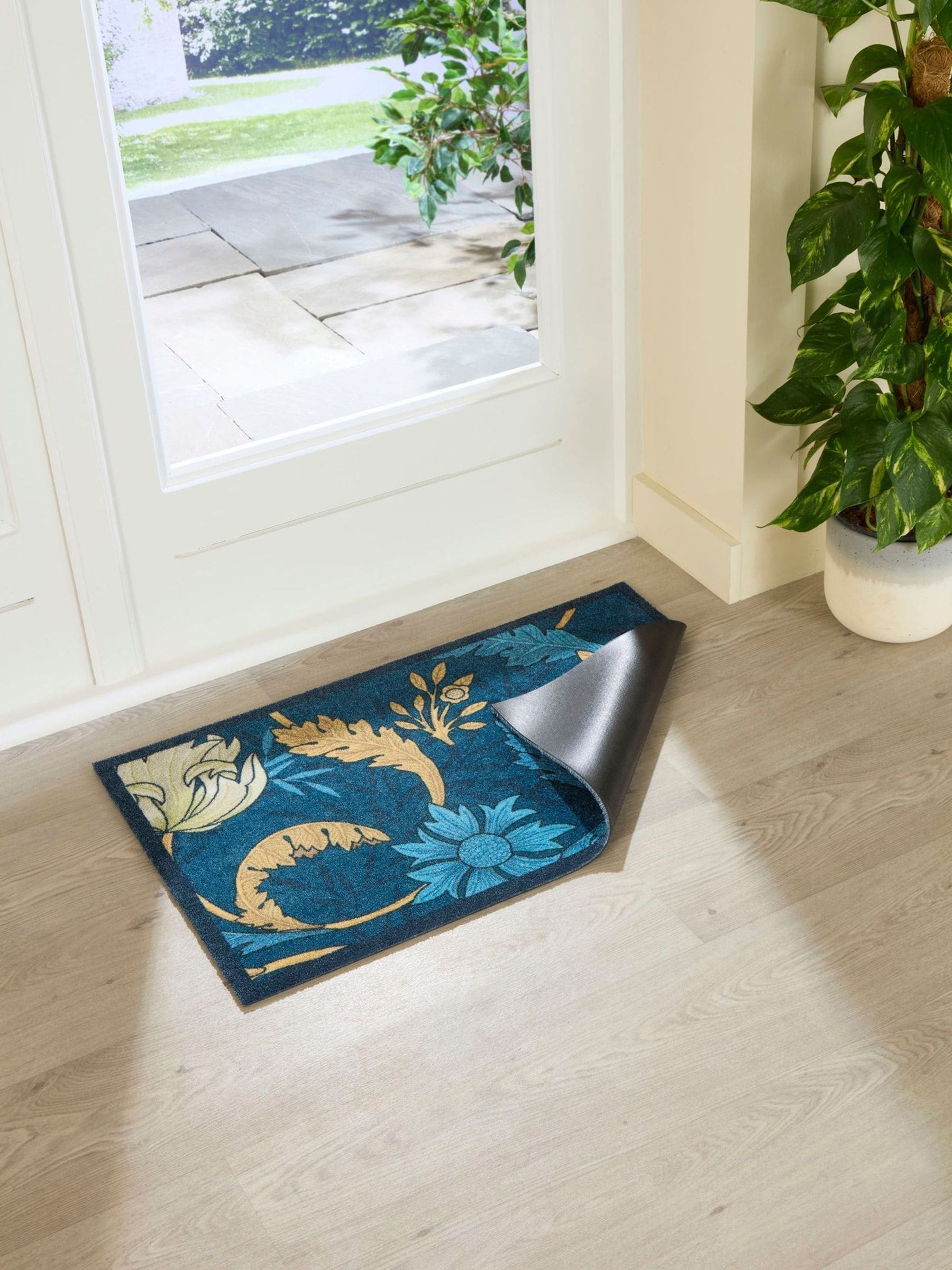 Artsy Mats blue William Morris doormat 80x50 cm, UK version