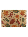 Artsy Mats brown autumn leaves doormat 60x40cm (British brand)