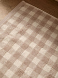 Yard Barton Check cotton bath mat, (British brand)