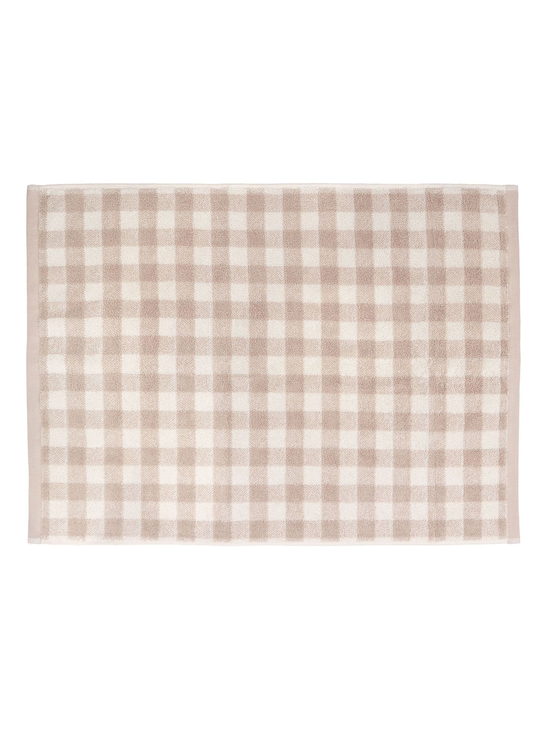 Yard Barton Check cotton bath mat, (British brand)
