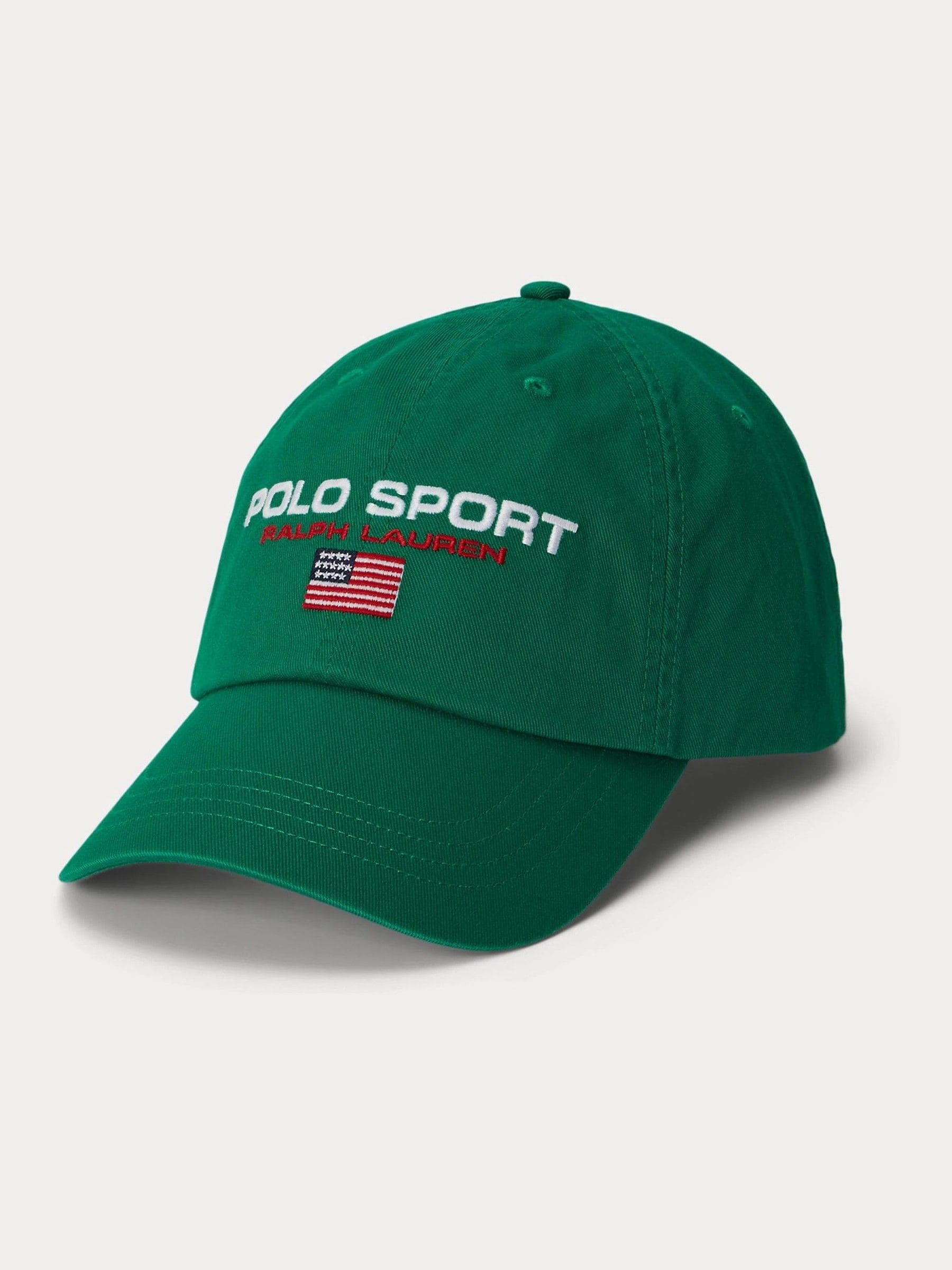 Polo Ralph Lauren green sport twill cap - British product