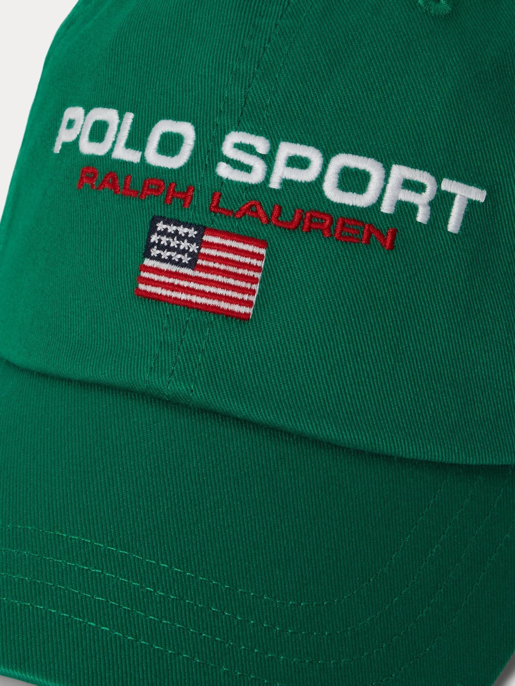 Polo Ralph Lauren green sport twill cap - British product