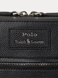 Polo Ralph Lauren black pebbled leather small cross-body bag, imported from the UK