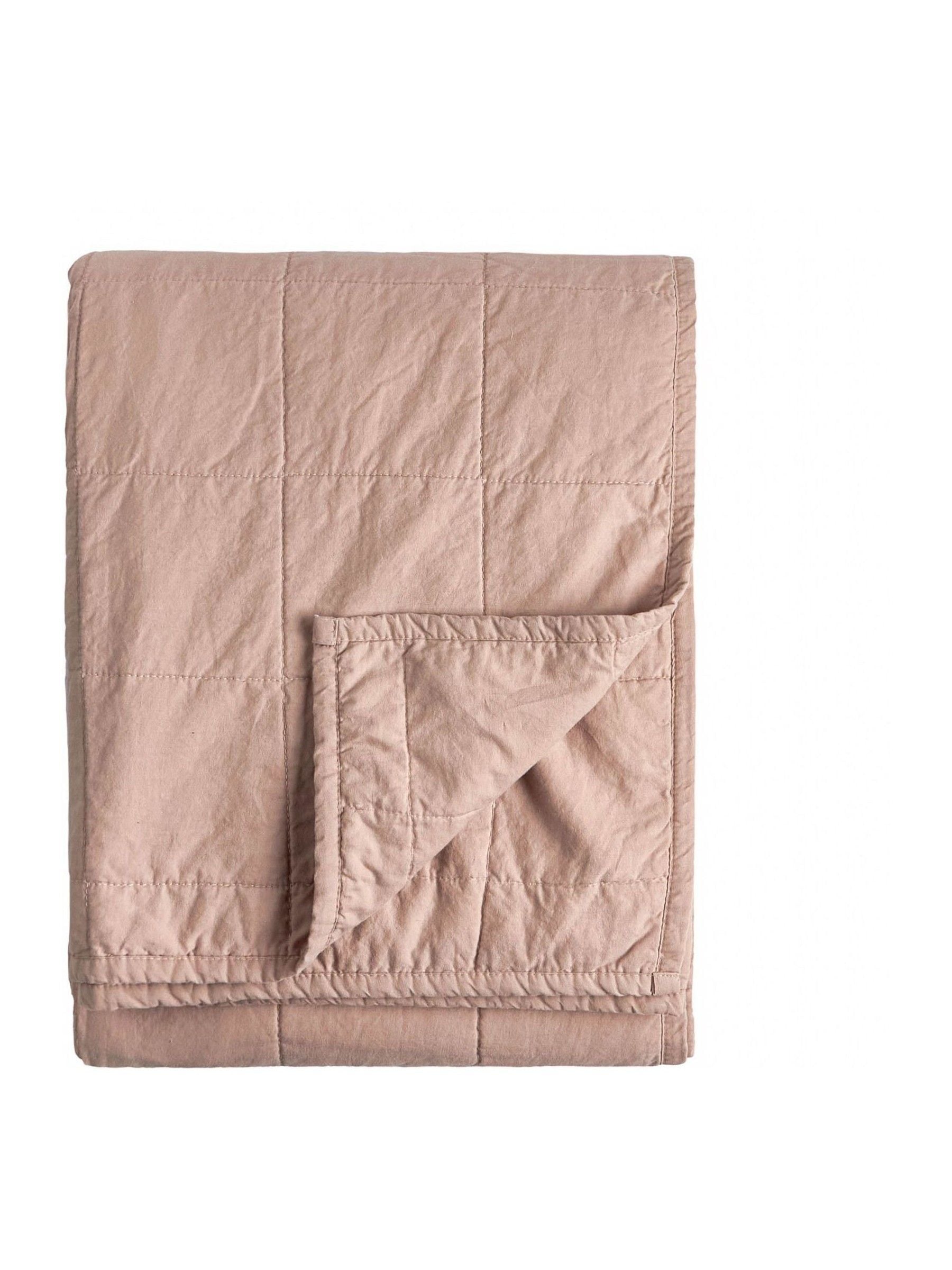 Yard Cotta Hebden stonewashed cotton bedspread, UK version