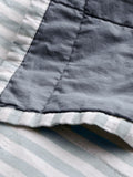 Yard Hebden stripe stonewashed cotton bedspread - British product