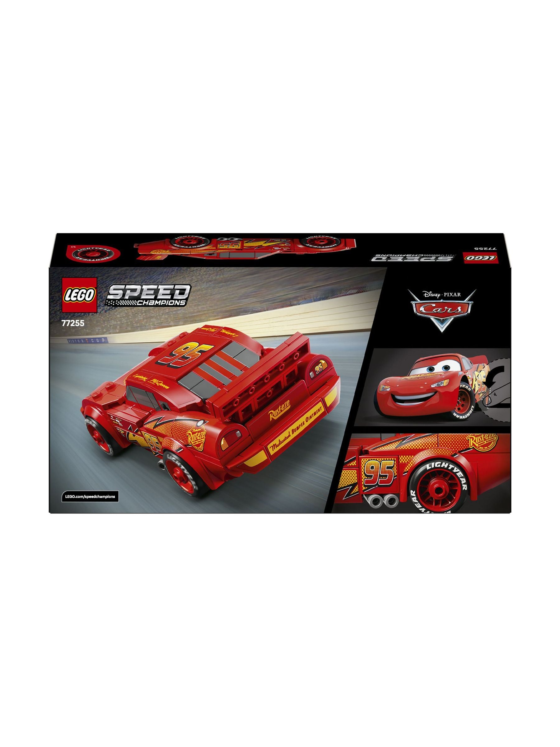 LEGO Speed Champions Lightning McQueen building set, imported from the UK