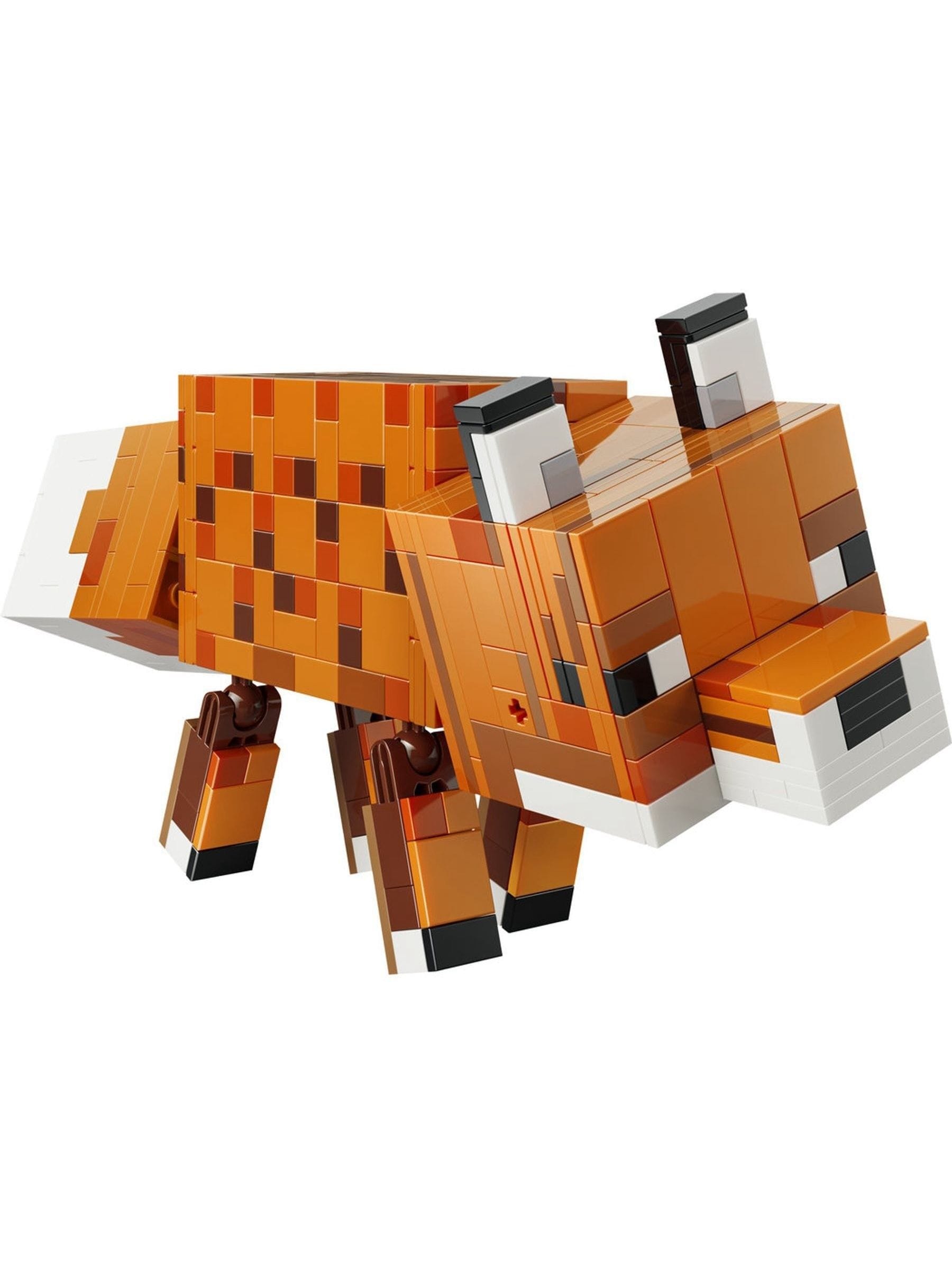 LEGO Minecraft Fox posable building toy figure, UK version