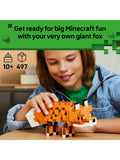 LEGO Minecraft Fox posable building toy figure, UK version
