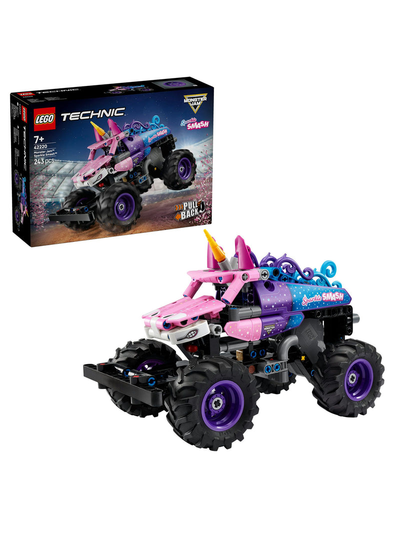 LEGO Sparkle Smash monster truck pull-back toy (British brand)