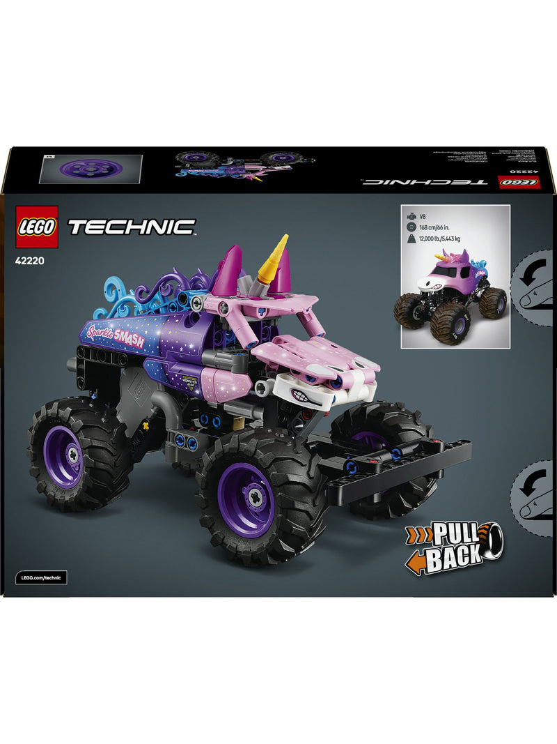 LEGO Sparkle Smash monster truck pull-back toy (British brand)