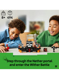 LEGO Minecraft building set Wither Battle 304-piece (British brand)