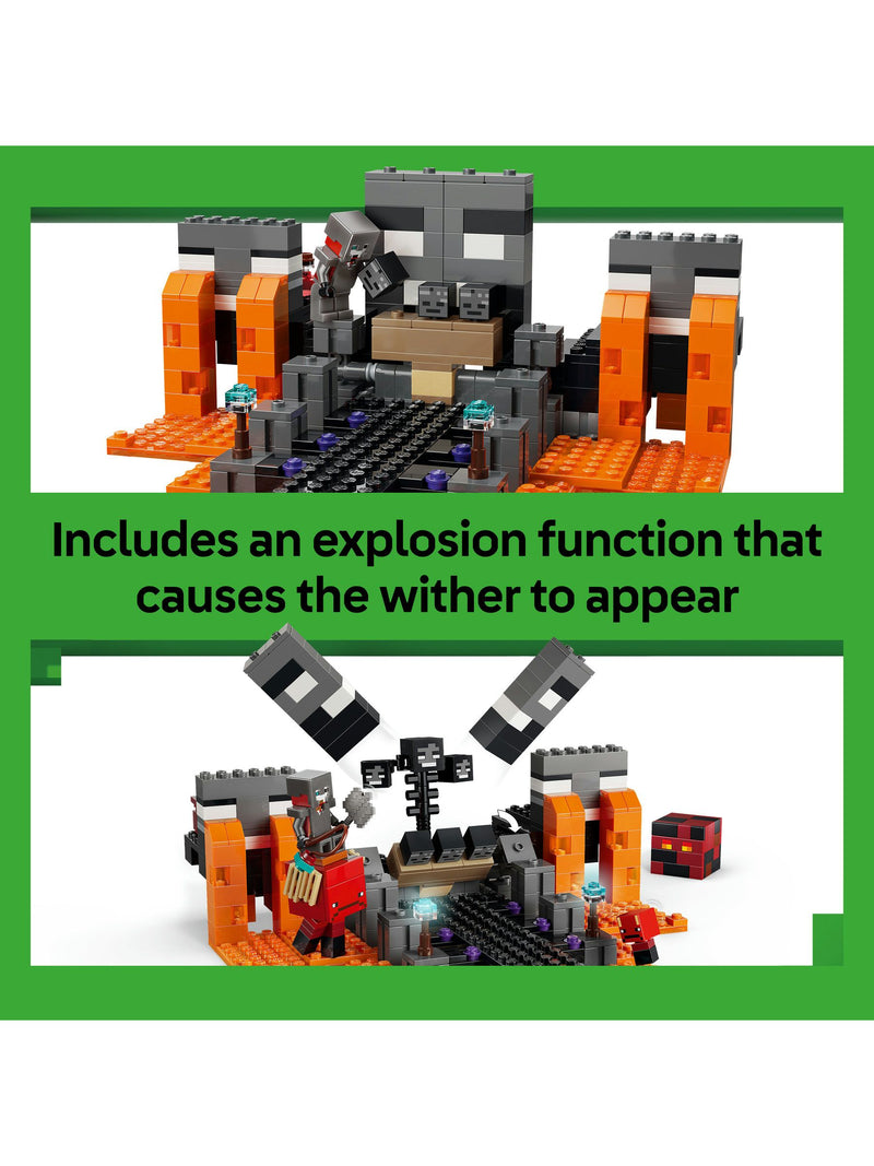 LEGO Minecraft building set Wither Battle 304-piece (British brand)