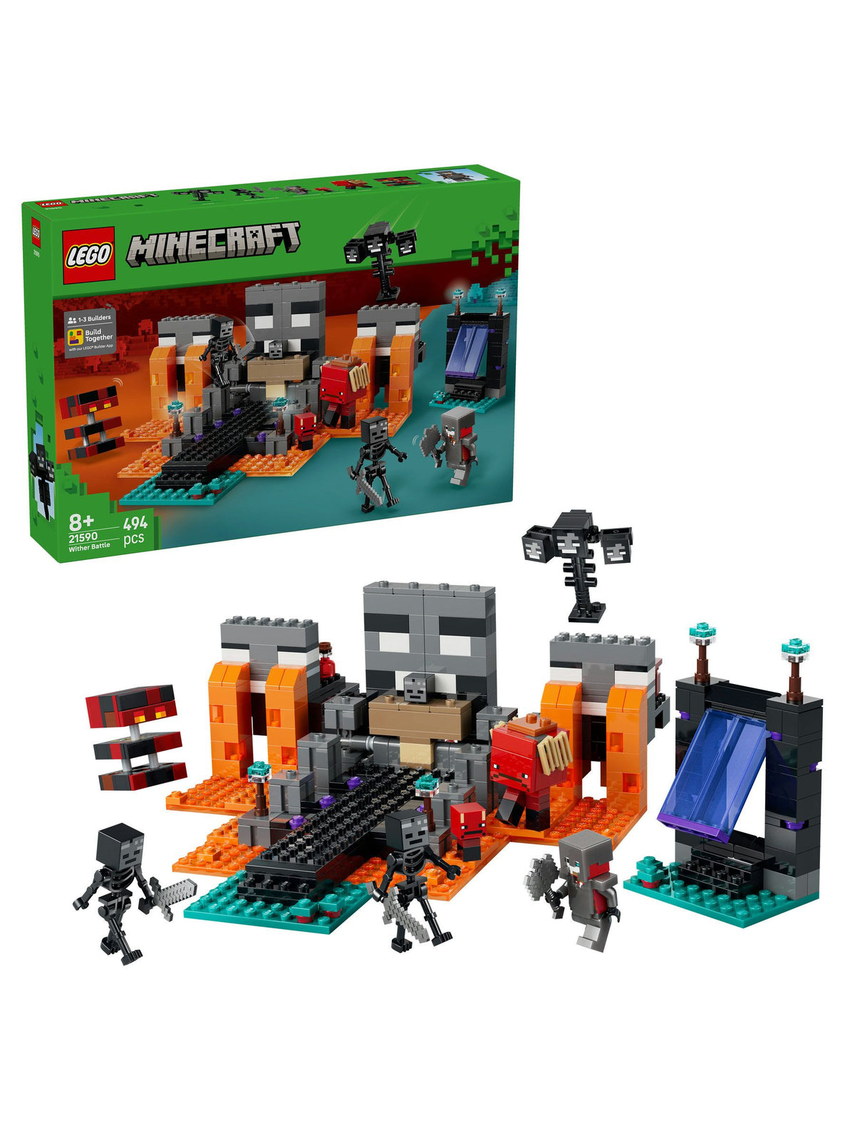 LEGO Minecraft building set Wither Battle 304-piece (British brand)