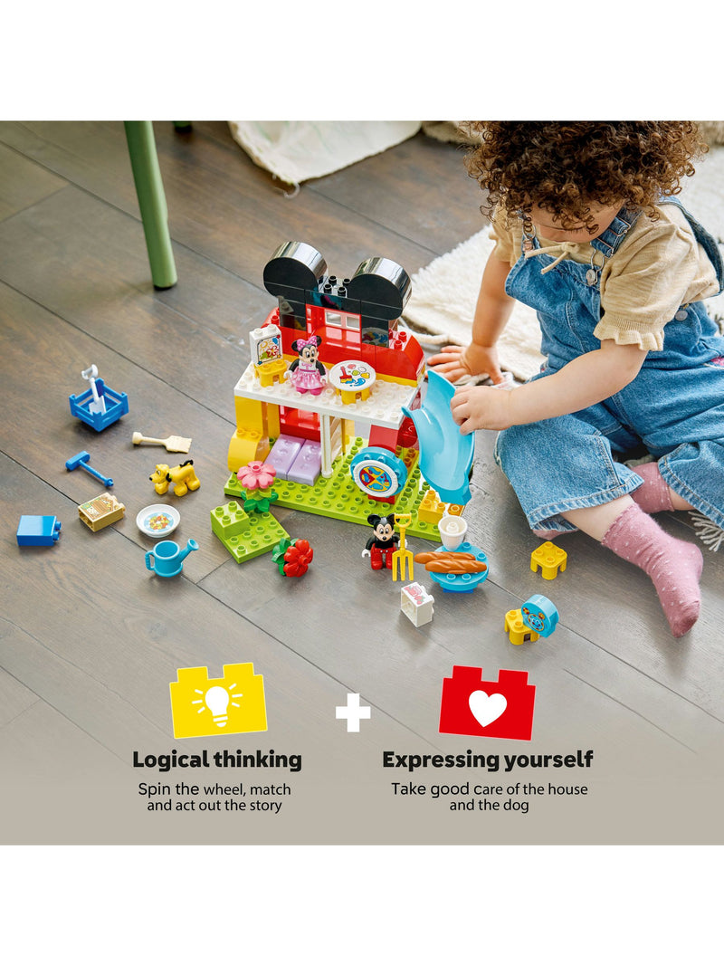 LEGO Duplo Mickey Mouse Clubhouse with Minnie Pluto, imported from the UK