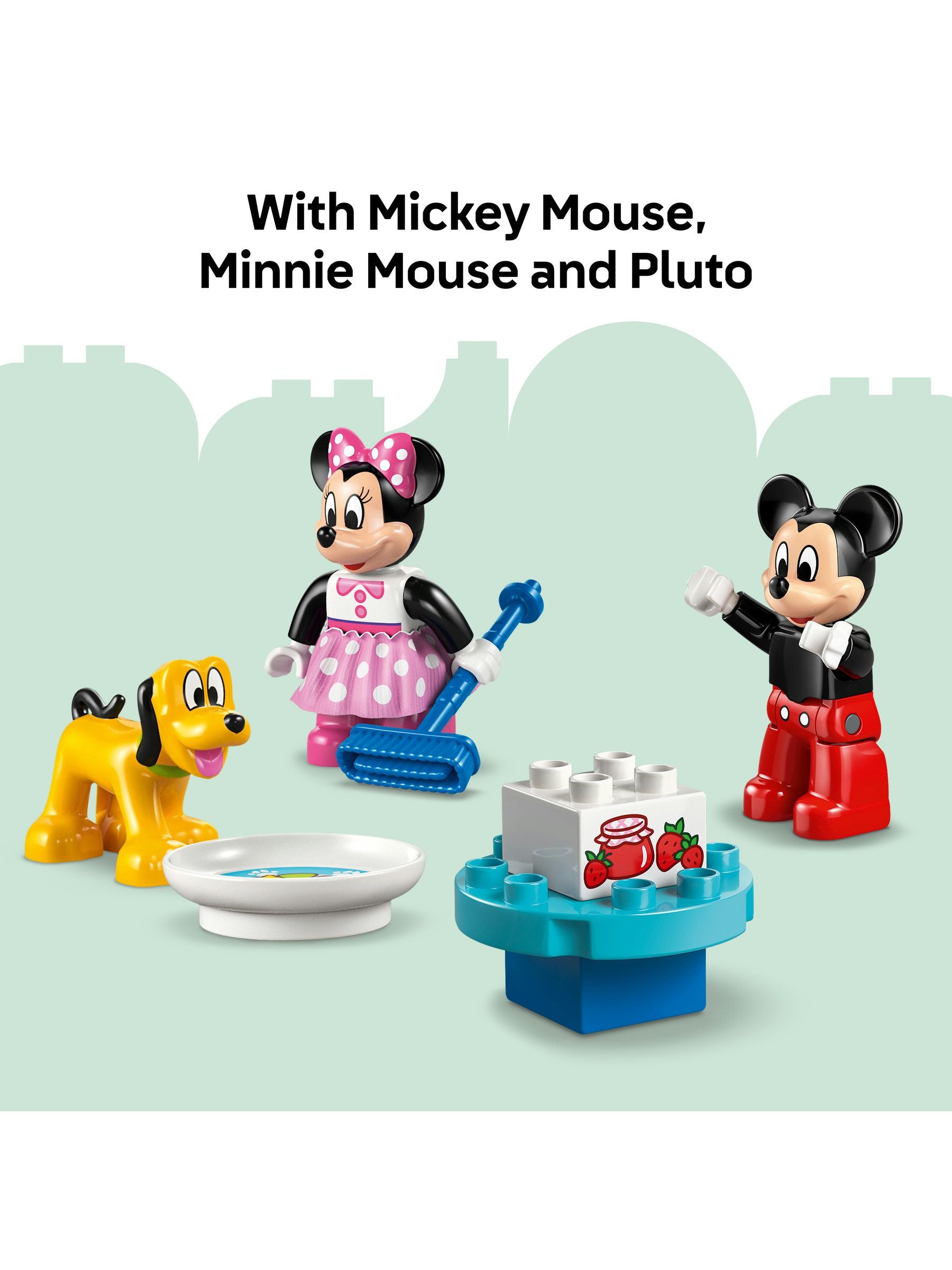 LEGO Duplo Mickey Mouse Clubhouse with Minnie Pluto, imported from the UK