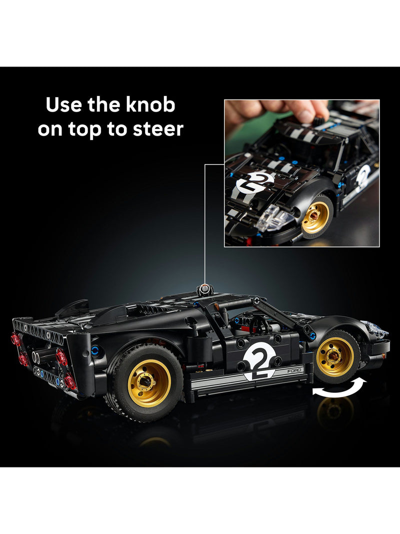 LEGO Technic Ford GT40 race car model kit, UK version