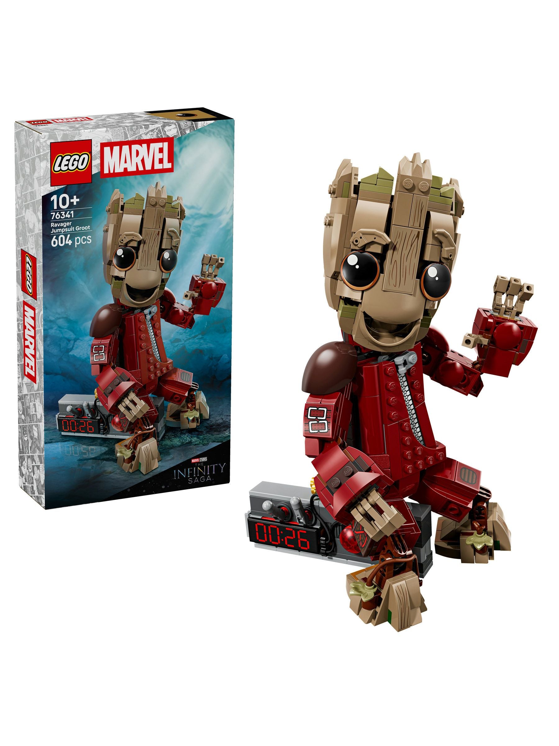 LEGO Marvel Ravager Jumpsuit Groot building toy 76341 (British brand)
