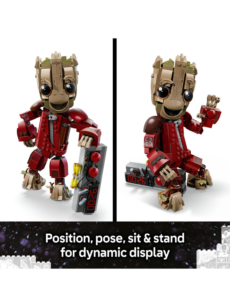 LEGO Marvel Ravager Jumpsuit Groot building toy 76341 (British brand)