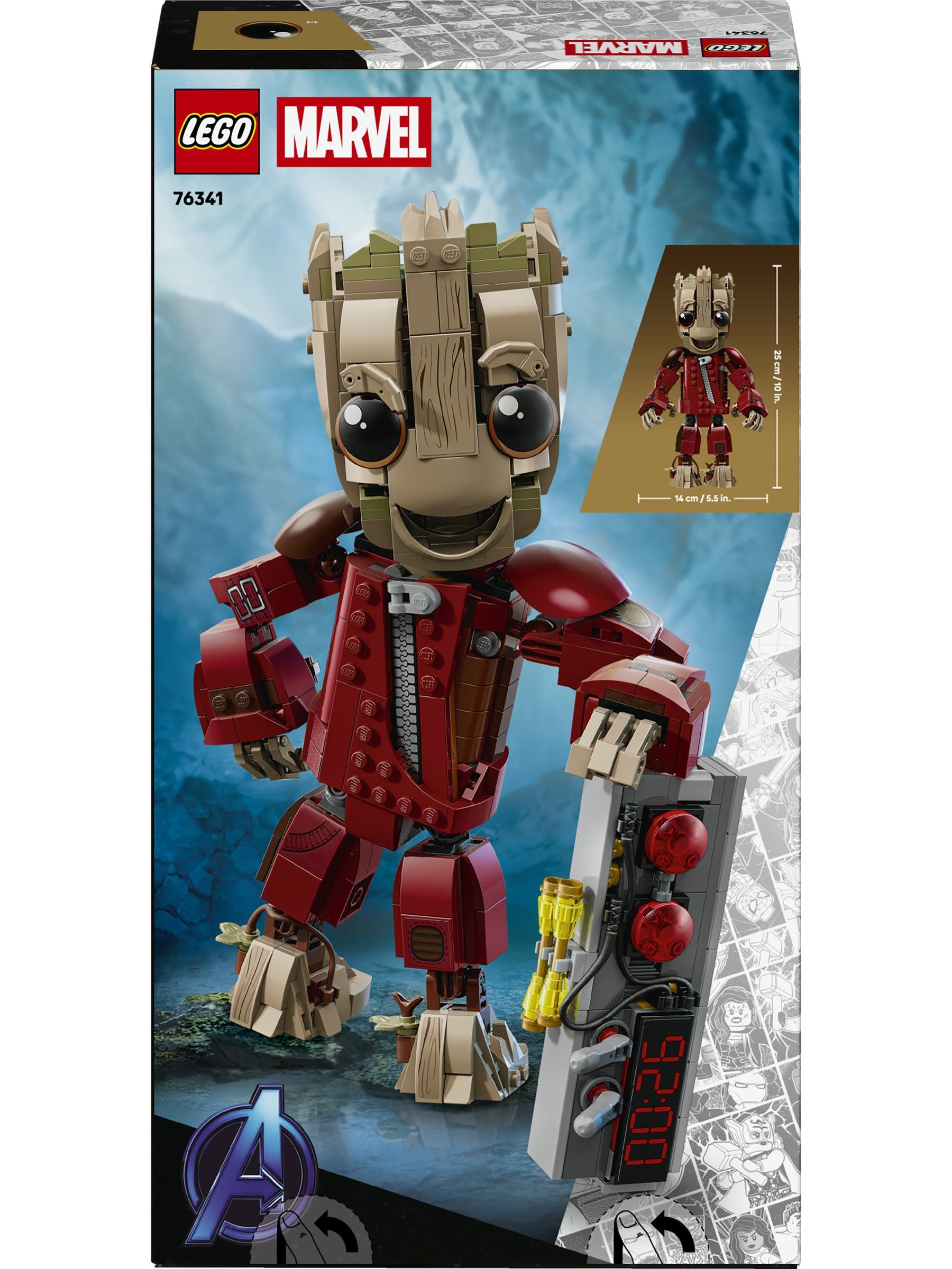 LEGO Marvel Ravager Jumpsuit Groot building toy 76341 (British brand)