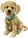 LEGO Icons Golden Retriever Puppy building set 11384, imported from the UK