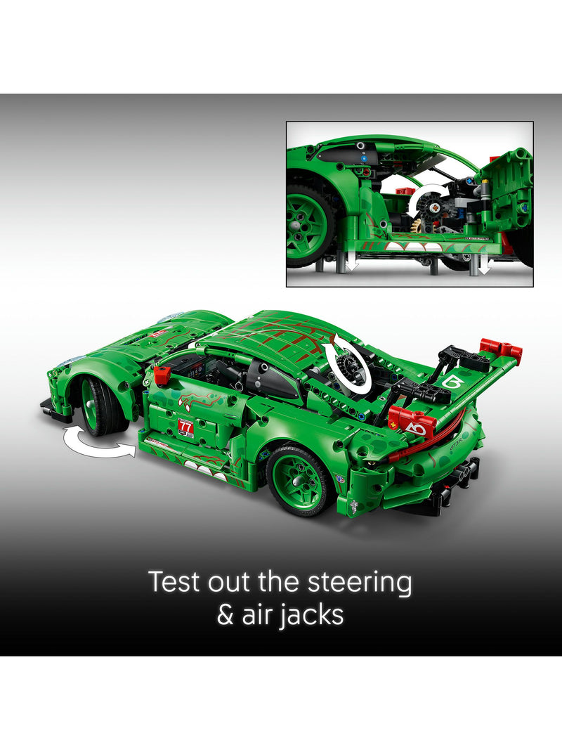 LEGO Technic Porsche 911 GT3 R car model - British brand
