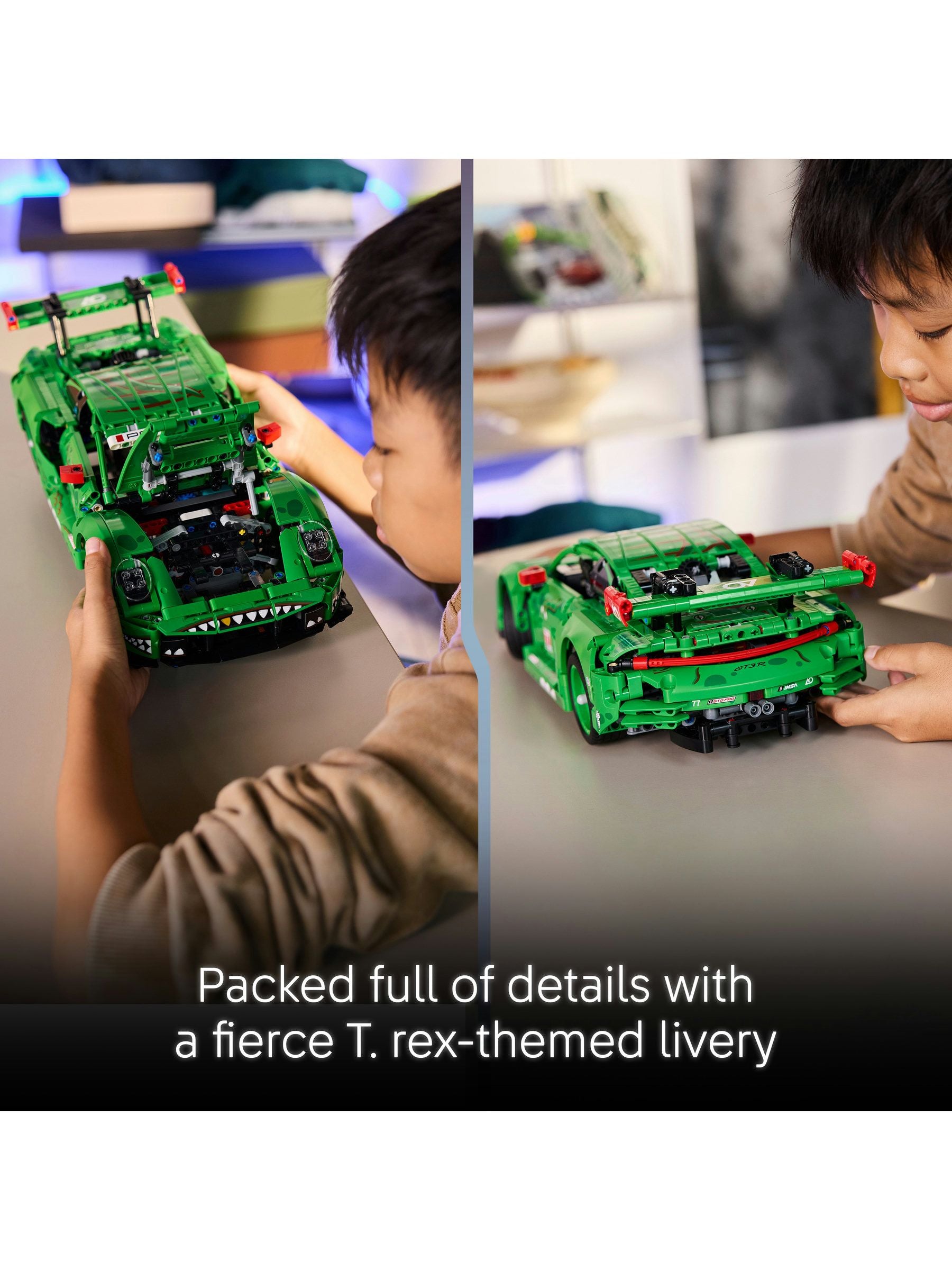 LEGO Technic Porsche 911 GT3 R car model - British brand