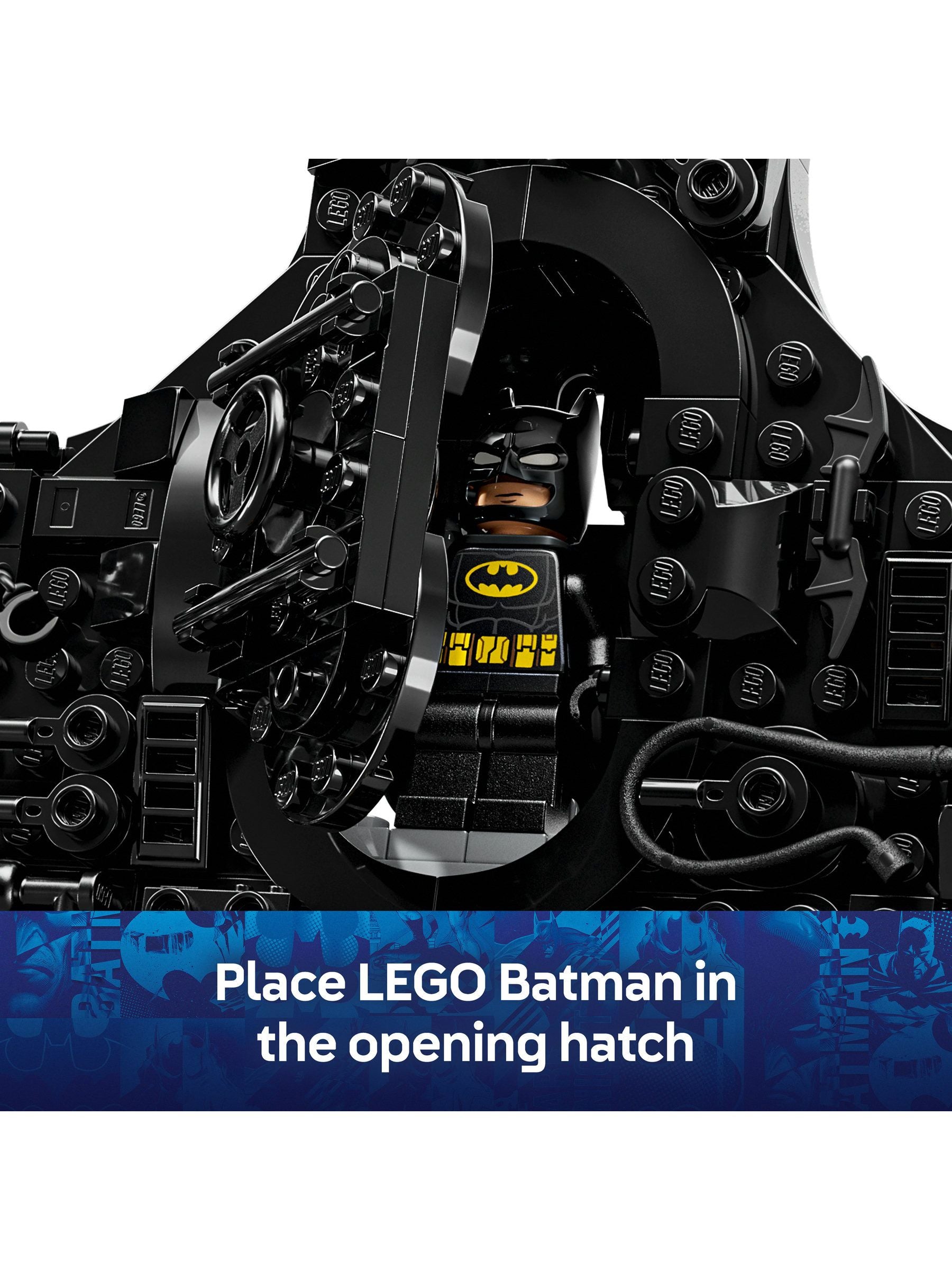 LEGO DC Batman Logo building set with minifigures - British product