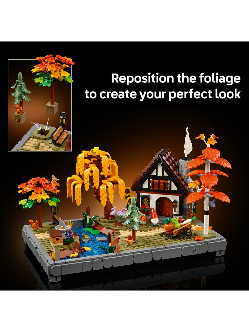 LEGO Autumn Cottage Garden model kit - British product