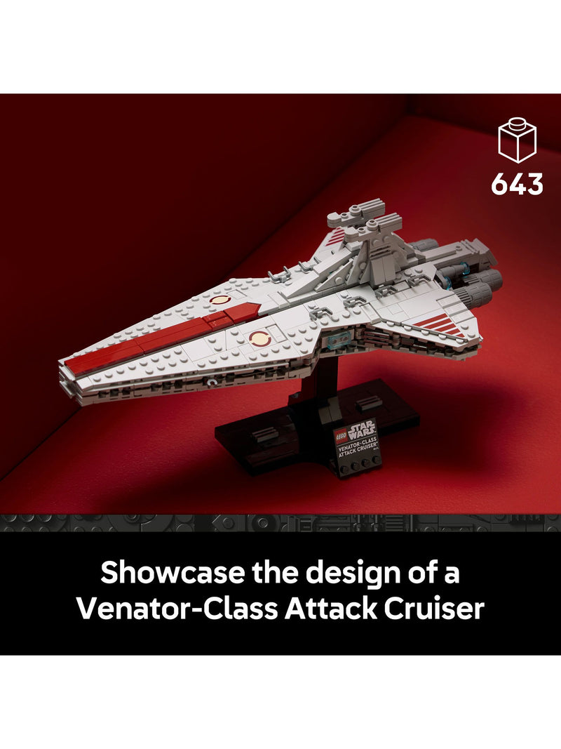 LEGO Venator-Class Attack Cruiser model kit 19cm (British brand)