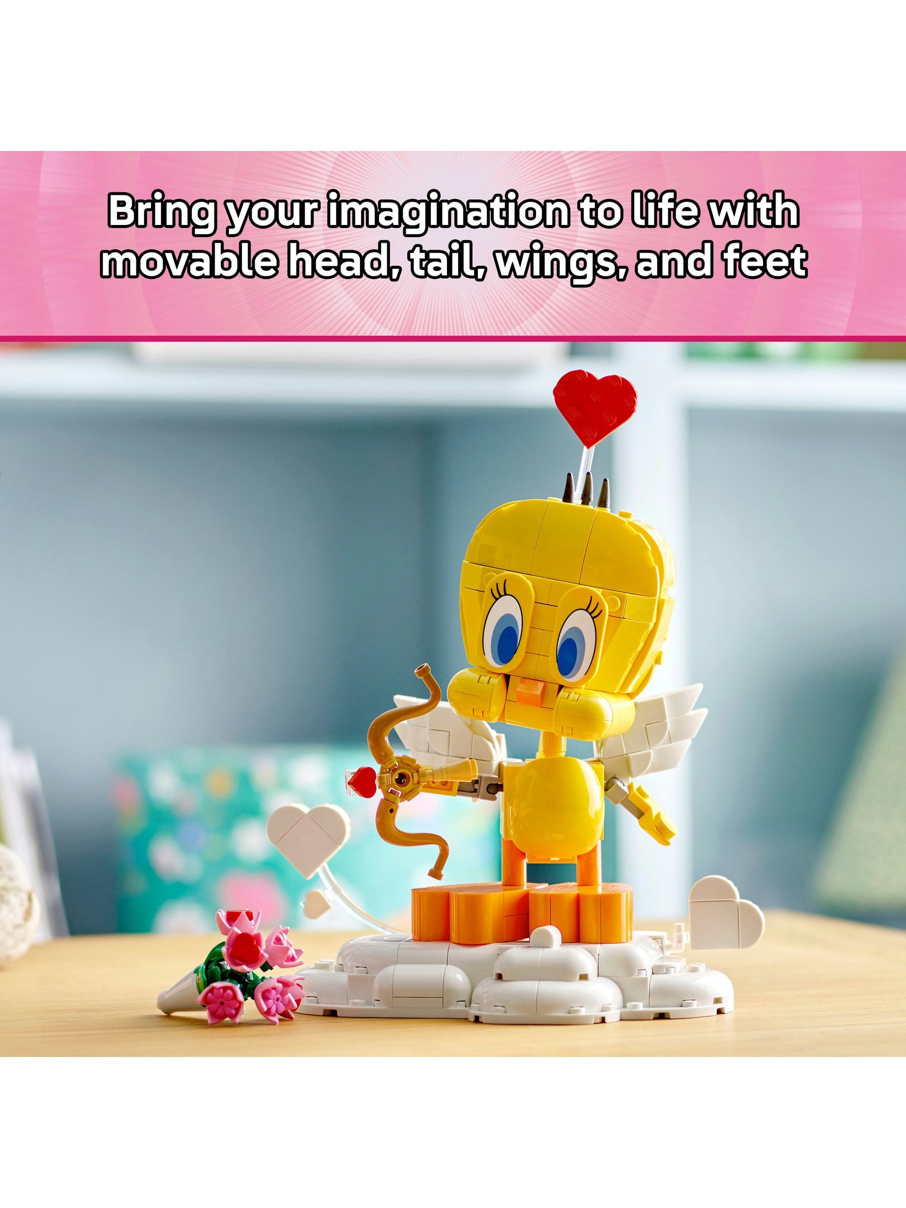 LEGO building set Sweetheart Tweety Bird 40824, UK version