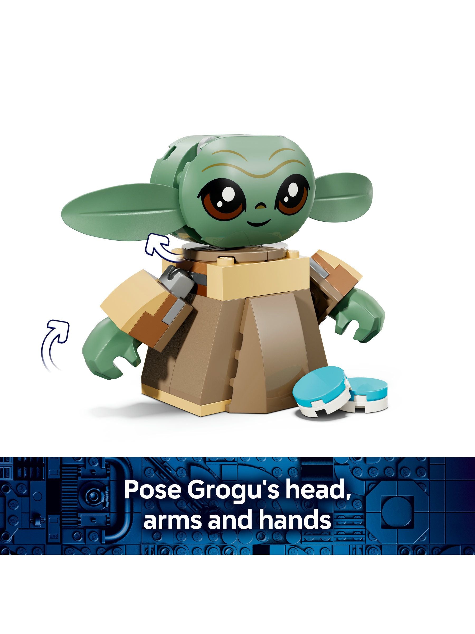LEGO Star Wars Grogu's Homestead children's building set, UK version