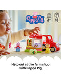 LEGO Duplo Peppa Pig Tractor and Market toy - British product