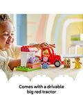 LEGO Duplo Peppa Pig Tractor and Market toy - British product