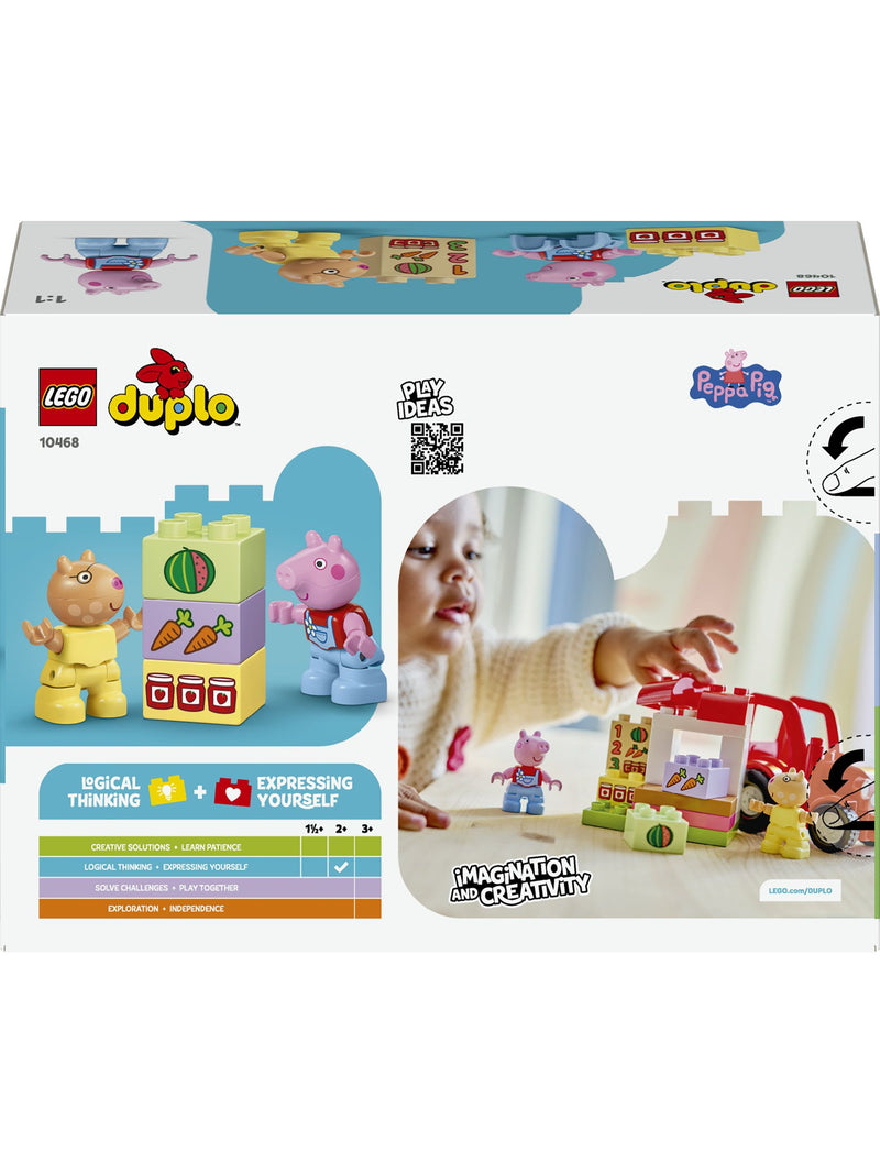 LEGO Duplo Peppa Pig Tractor and Market toy - British product